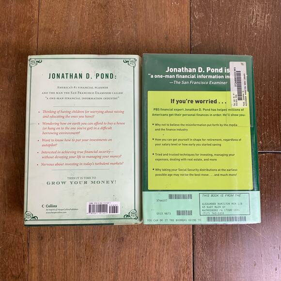 Johnathan Pond‎ Grow Your Money & You Can Do It finance planning advice books - Picture 3 of 16